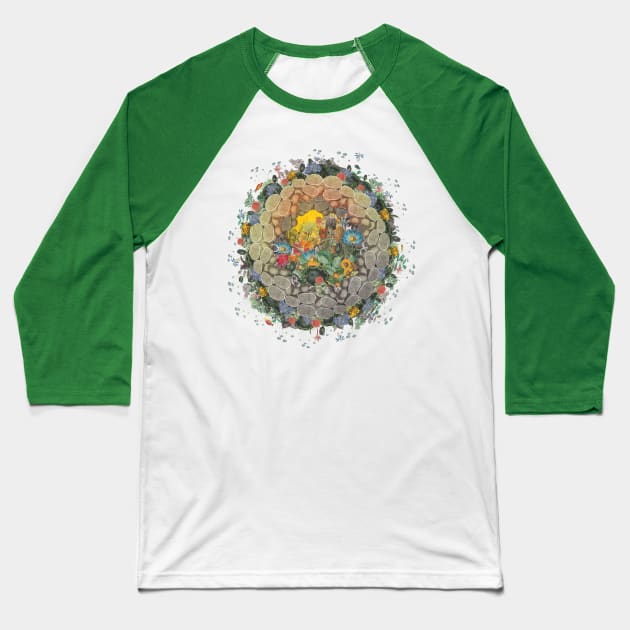 Organic Globe Baseball T-Shirt by lazykite